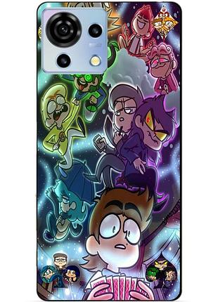 Чехол силиконовый бампер для zte blade v50 vita аниме 13 карт