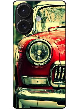 Силіконовий чохол бампер для iphone 16 з малюнком ретро-авто chevrolet машина
