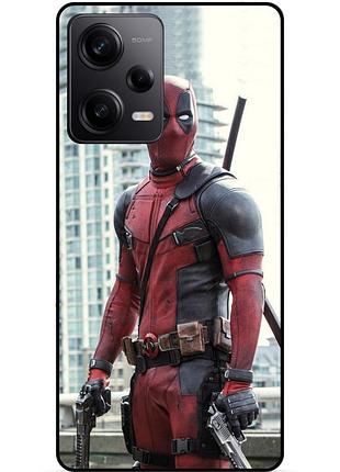 Силіконовий бампер чохол для xiaomi redmi note 12 pro 5g з малюнком deadpool дедпул