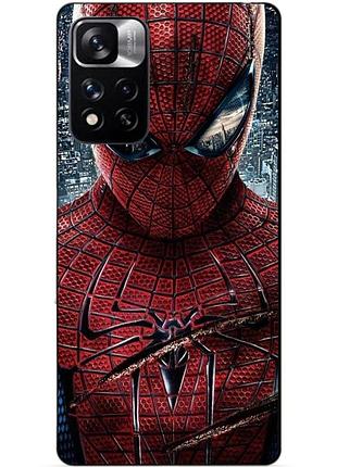 Силіконовий чохол бампер для xiaomi redmi note 11 pro plus 5g людина-павук spider man