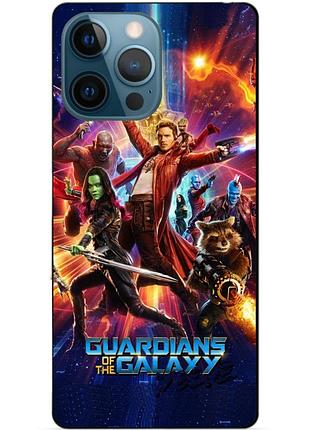 Силиконовый чехол бампер для iphone 13 pro с картинкой стражи галактики guardians of the galaxy