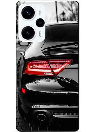 Силиконовый чехол бампер для xiaomi poco f5 с рисунком audi ауди машина авто