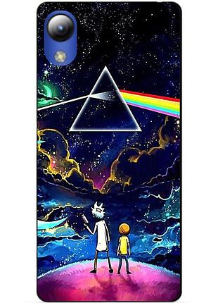 Силіконовий чохол бампер для zte blade l8 з малюнком рік і морті rick and morty