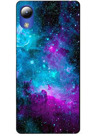 Силіконовий чохол бампер для zte blade l8 з малюнком галактика космос