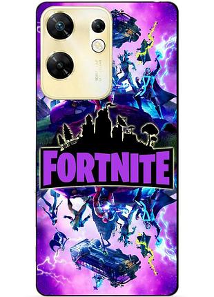 Силіконовий чохол бампер для infinix zero 30 4g з малюнком fortnite marvel фортнайт марвел