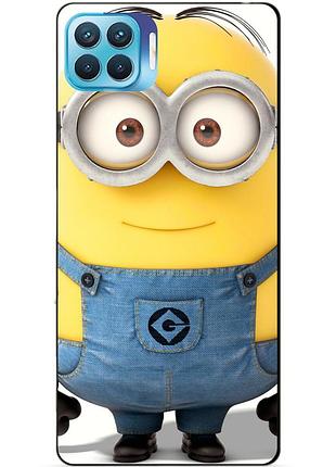 Силіконовий чохол бампер для oppo reno 4 lite з малюнком міньйон стюарт minion