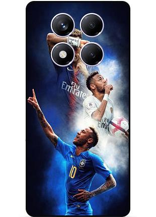 Чехол силиконовый бампер для xiaomi redmi note 14 pro с рисунком neymar неймар