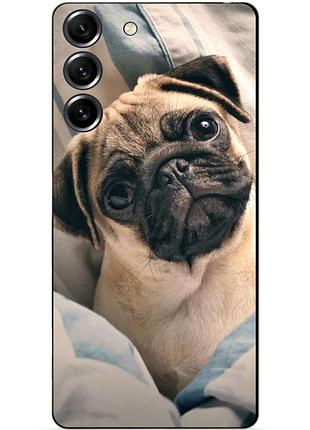 Силіконовий чохол бампер для samsung s20 fe з малюнком фото мопс