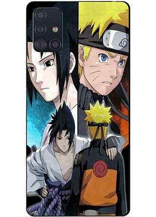 Чехол силиконовый бампер для samsung m51 с рисунком наруто узумаки naruto
