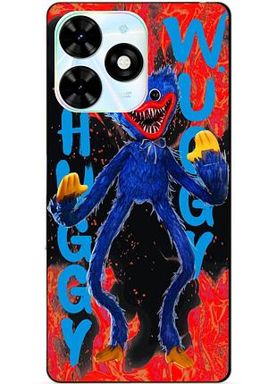 Чехол силиконовый бампер для infinix smart 8 plus (x6526) с рисунком huggy wuggy хагги вагги