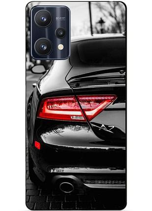 Силиконовый чехол бампер для realme 9 pro с рисунком audi ауди машина авто