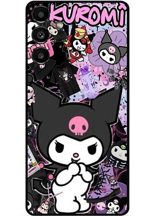 Силіконовий бампер чохол для samsung s21 з малюнком kuromi куроми