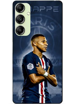 Чехол силиконовый бампер для samsung a04s с рисунком мбаппе псж mbappe