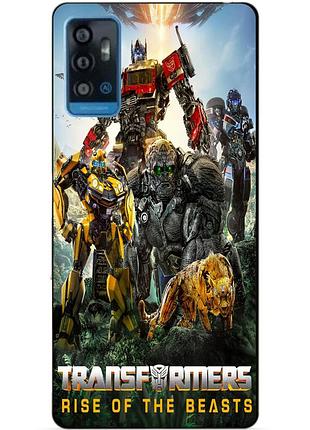 Чехол силиконовый бампер для zte blade a71 звероботы трансформеры transformers