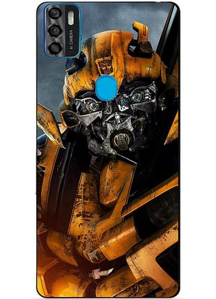 Чехол силиконовый бампер для zte blade a7s с рисунком бамблби bumblebee трансформеры