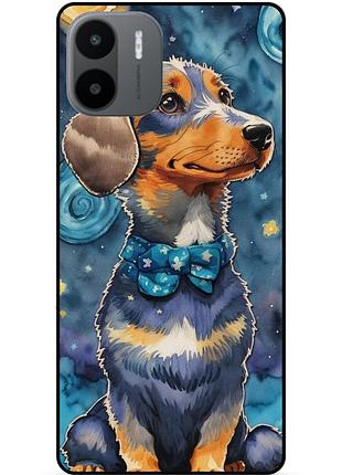 Силиконовый бампер чехол для xiaomi redmi a2 с рисунком пес звездная ночь ван гог