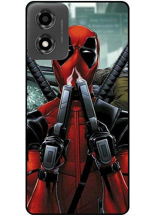 Силиконовый чехол с рисунком дэдпул deadpool для iphone 2