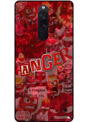 Силіконовий чохол бампер для xiaomi redmi 8 з малюнком головоломка