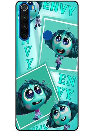 Силіконовий чохол бампер для xiaomi redmi note 8 з малюнком головоломка