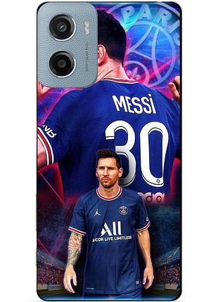Силіконовий чохол бампер для motorola moto g05 з малюнком мессі псж messi