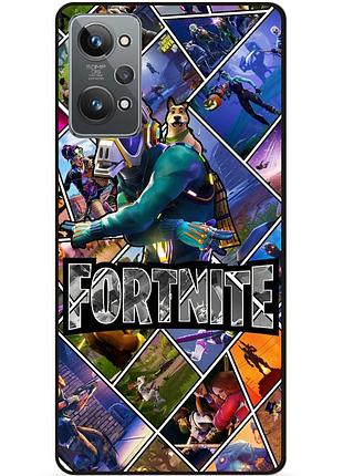 Силіконовий чохол бампер для realme gt2 з картинкою фортнайт fortnite