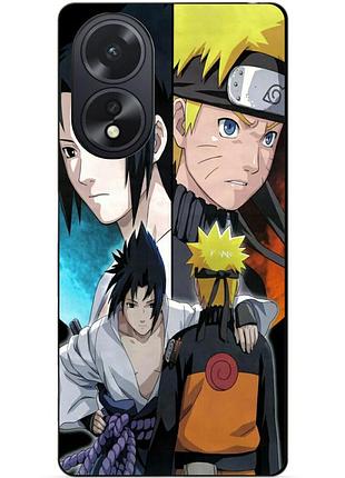Силиконовый чехол бампер для oppo a18 с рисунком наруто узумаки naruto