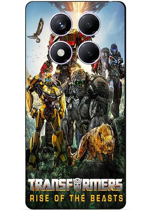 Силіконовий чохол бампер для xiaomi redmi note 14 pro 5g зверобати трансформери transformers