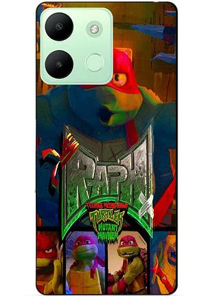 Силіконовий чохол бампер для infinix smart 7 hd з малюнком раф raph черепашки ніндзя