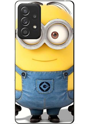 Чехол силиконовый бампер для samsung a32 с рисунком миньон стюарт minion