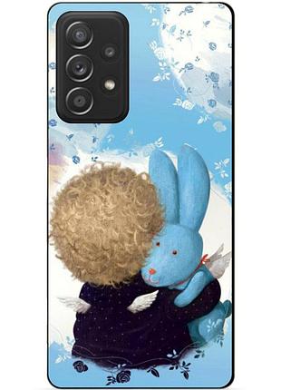 Чехол силиконовый бампер для samsung a33 5g с рисунком любимый зайка гапчинская