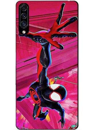 Силіконовий чохол бампер для samsung a10s з малюнком spider man людина-павук