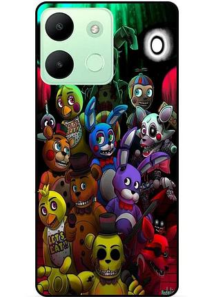 Чехол силиконовый бампер для infinix smart 7 hd с рисунком freddy фредди аниматроники