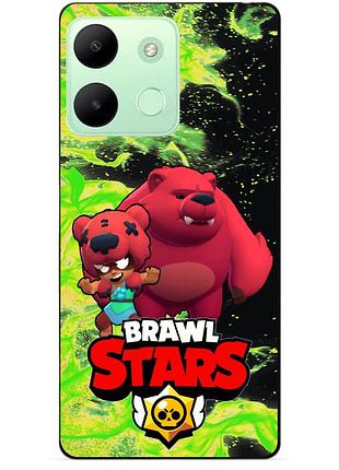 Силіконовий бампер чохол для infinix smart 7 hd з героєм бравл нитка ведмедик