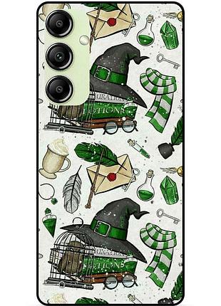 Чехол силиконовый бампер для samsung s22 с картинкой слизерин slytherin гарри поттер harry potter