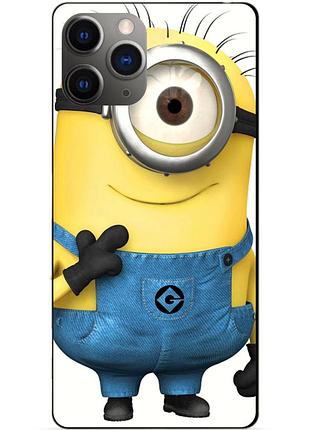 Силіконовий чохол бампер для iphone 11 pro з малюнком міньйон кевін minion