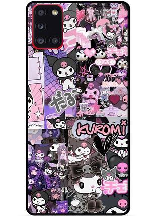 Силіконовий бампер чохол для samsung a02s з малюнком kuromi куроми
