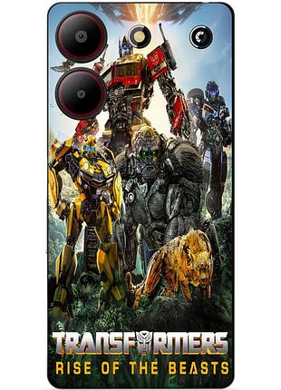 Силіконовий чохол бампер для zte blade a54 зверобати трансформери transformers