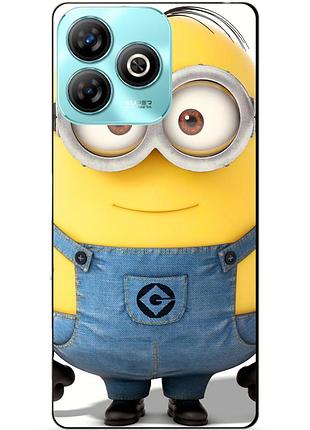 Чехол силиконовый бампер для zte blade a75 с рисунком миньон стюарт minion