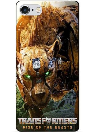 Силиконовый чехол бампер для iphone 6 с рисунком читор звероботы трансформеры transformers