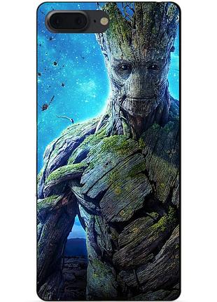 Силіконовий чохол бампер для iphone 7 plus з малюнком грут groot стражі галактики
