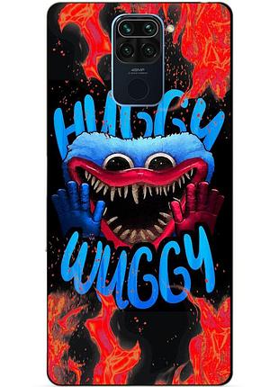 Чехол силиконовый бампер для xiaomi redmi note 9 с рисунком хагги вагги huggy wuggy