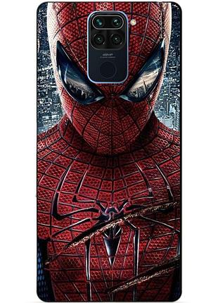 Силіконовий чохол бампер для xiaomi redmi note 9 людина-павук spider man