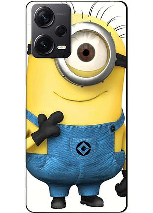 Силіконовий чохол бампер для xiaomi redmi note 12 pro plus з малюнком міньйон кевін minion