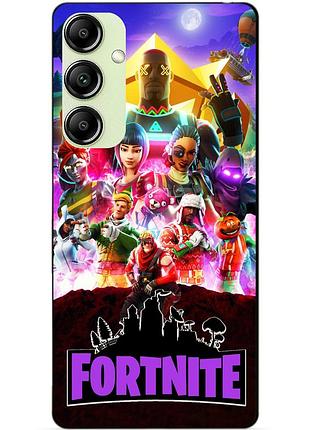 Чехол силиконовый бампер для samsung a04s с рисунком fortnite фортнайт