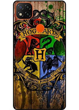Чехол силиконовый бампер для xiaomi redmi 9c с рисунком hogwarts хогвартс гарри поттер harry potter