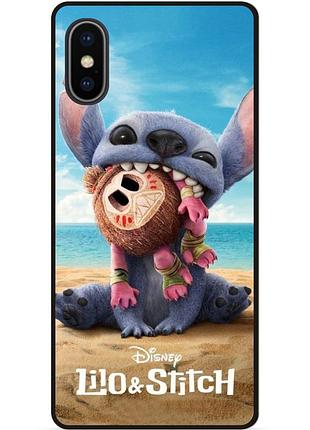 Силиконовый чехол бампер для iphone x 10 лило и стич stitch