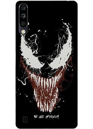 Чехол силиконовый бампер для zte blade a7 2020 с рисунком веном venom