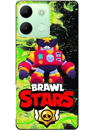 Чехол силиконовый бампер для infinix smart 7 hd с героем бравл вольт