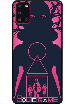 Силиконовый чехол бампер для samsung m51 игра в кальмара squid game