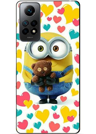Силіконовий чохол бампер для xiaomi redmi note 12 pro з малюнком міньйон боб minion
